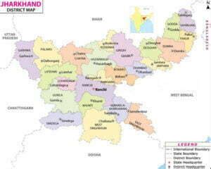 List Of Districts Of Jharkhand Jharkhand District Map 2023 PDF