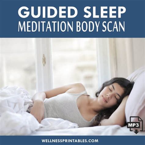 Guided Sleep Meditation Body Scan Mp3 - Wellness Printables