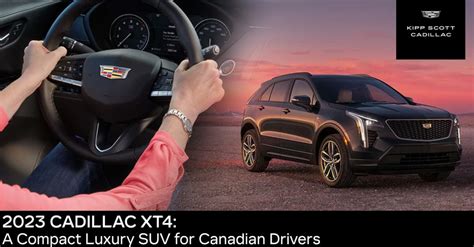 2023 Cadillac XT4: Luxury in SUV Form - Kipp Scott Cadillac