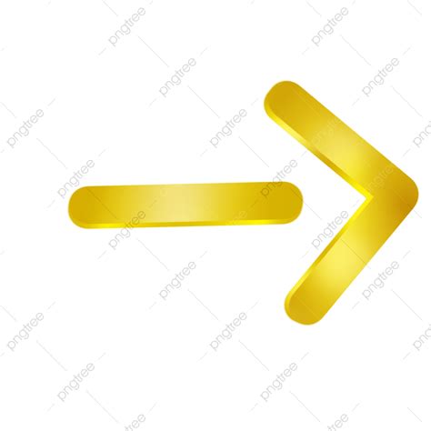 Right Arrow Hd Transparent Arrow To The Right Gold Arrow Gold Right