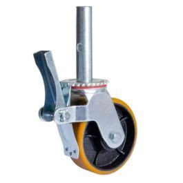 Roda para Andaime Giratória Pino Freio 140mm PU 350Kg Colson