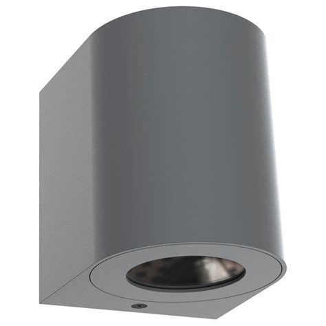 Ulkoseinävalaisin Nordlux Canto led 500lm 2700K 2x6W harmaa K Rauta