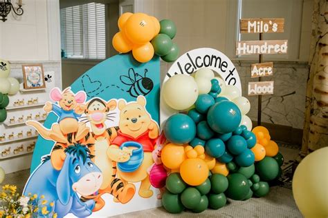 Kara S Party Ideas Milo’s Hundred Acre Wood Winnie The Pooh Party Kara S Party Ideas