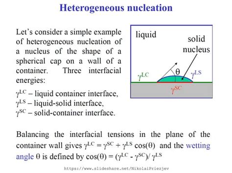 Lecture Solidification And Growth Kinetics Ppt