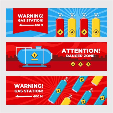 Gas Station Safety Signs