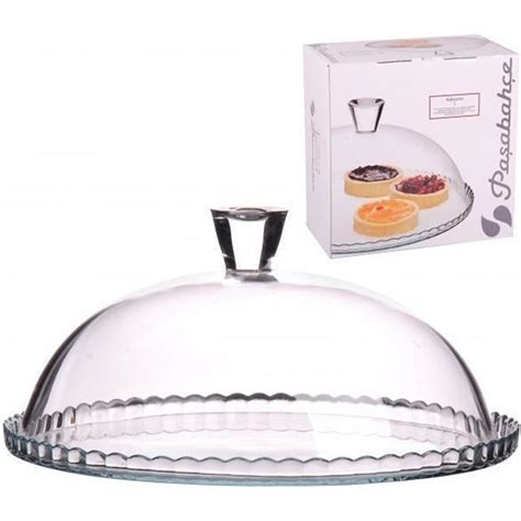 Bonbonni Re Pr Sentoir Design G Teau Avec Cloche En Verre Plat