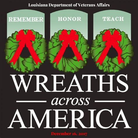 Join us on National Wreaths Across America Day Dec. 16, 2017 - Louisiana Department of Veterans ...