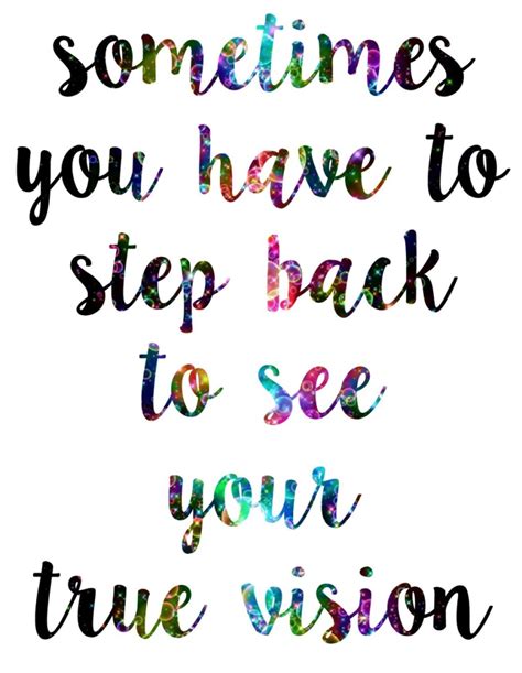 step     true vision endlessly