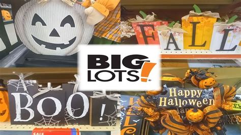 Big Lots Halloween Fall Decor Store Walkthrough Youtube