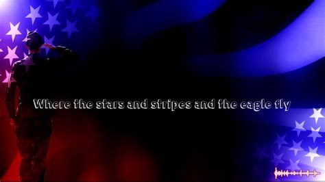 Where The Stars And Stripes And Eagle Fly Aaron Tippin Lyric Video