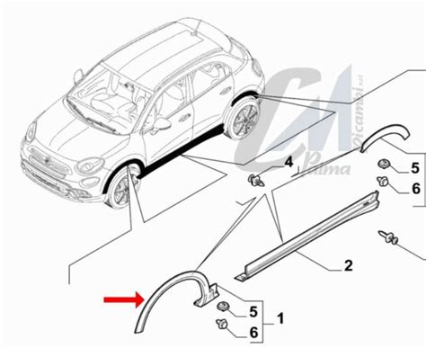 Modanatura Parafango Ant Sx Fiat X Acquisti Online Su Ebay