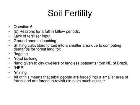 Ppt Soil Fertility Powerpoint Presentation Free Download Id4422190