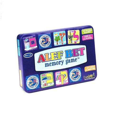 Jewish Ts Childrens Games And Toys Alef Bet Memory Game