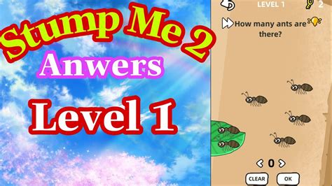 《stump Me 2 Level 1》update Answers Walkthrough 2020 Đáp Án Stump Me