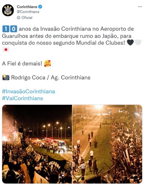 Corinthians Relembra Invas O Da Torcida No Aeroporto Antes De Mundial