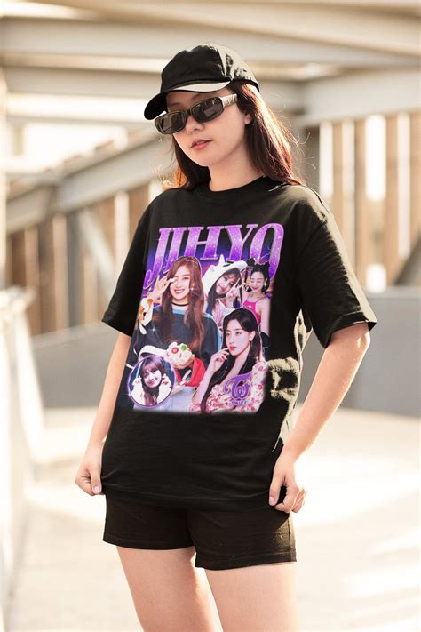 Twice Jihyo Retro Bootleg T Shirt Twice Shirt Kpop Shirt Etsy