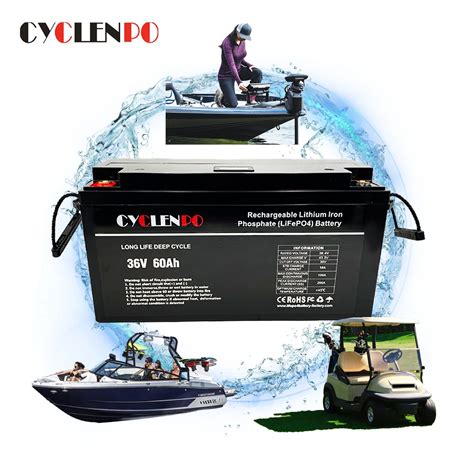 High Quality Bluetooth 36v 60ah Lifepo4 Battery For Trolling Motorboat