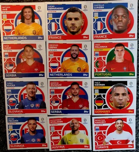 Topps Uefa Euro Germany Official Stickers Collection Euro