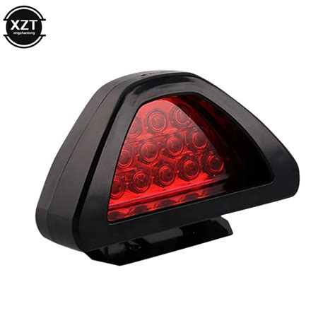 Luzes De Freio Universal F Estilo Drl Vermelho Led Cauda Traseira