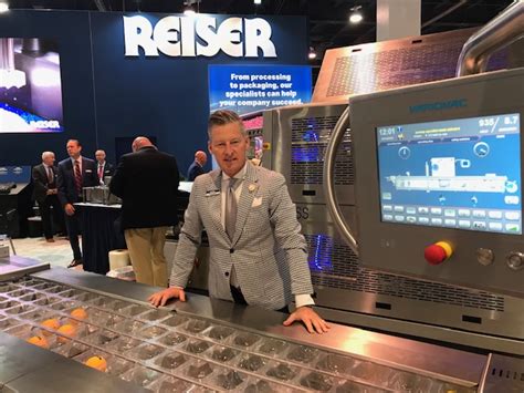 Randy Belcot Displays The Reiser Variovac Primus Thermoform Machine At