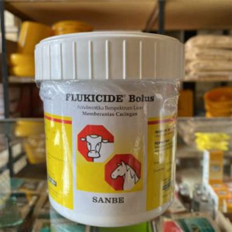 Jual Flukicide Bolus Obat Cacing Spectrum Luas Untuk Hewan Kambing