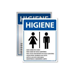 Kit Placas Para Higiene Afixgraf