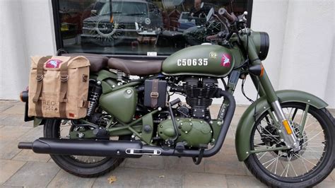 2018 Royal Enfield Classic 500 Pegasus Olive Drab Green Youtube