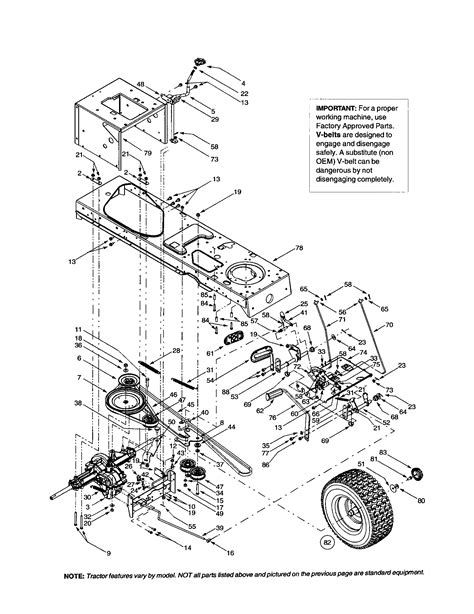 Belt Diagram For 2001 Yard Machine Riding Mower Yardman 46 I