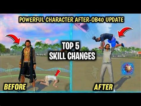 Free Fire Top Changes After Ob Update New Update Garena Free