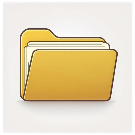 Folder Icon Vector Premium Ai Generated Vector