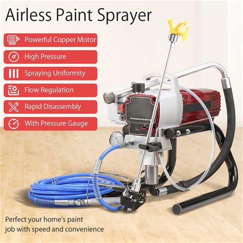 W High Pressure Airless Spraying Machine Professional Airless Spray