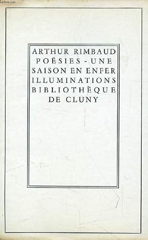 POESIES UNE SAISON EN ENFER ILLUMINATIONS By RIMBAUD ARTHUR Bon