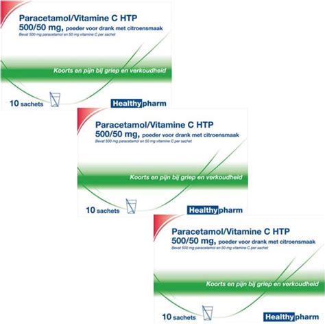 Healthypharm Paracetamol Vitamine C X Sachets Bol