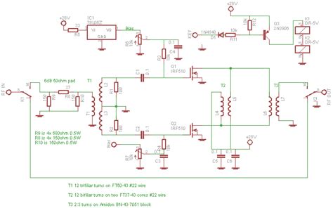 Simple Cheap 50w Pa A Homebrew Irf510 Rf Amplifier