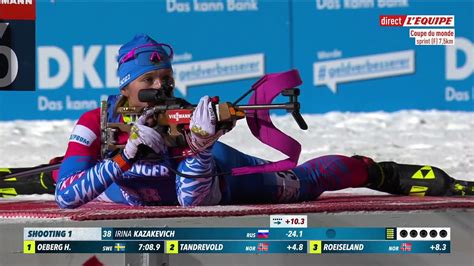 Biathlon Replay Sprint Femmes De Kontiolahti Vid O Dailymotion