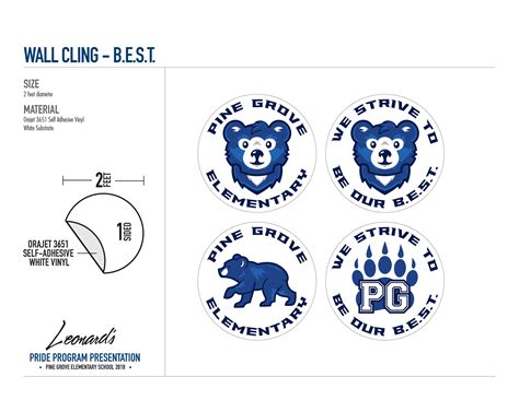 Pine Grove Elementary School Logo Rebrand on Behance