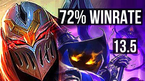 ZED Vs VEIGAR MID 17 1 5 72 Winrate Quadra Legendary TR