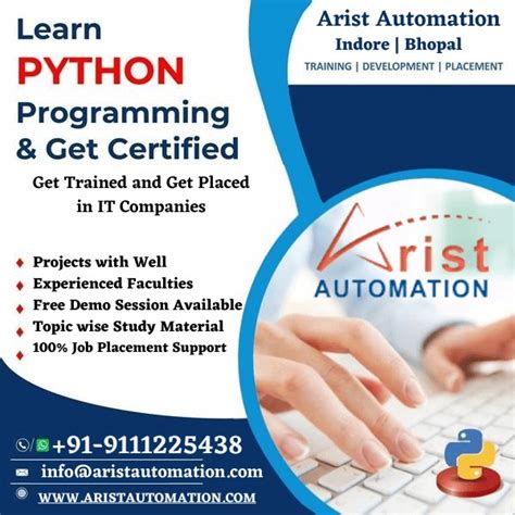 Best Python Training In Indore Python Training And Certification Course