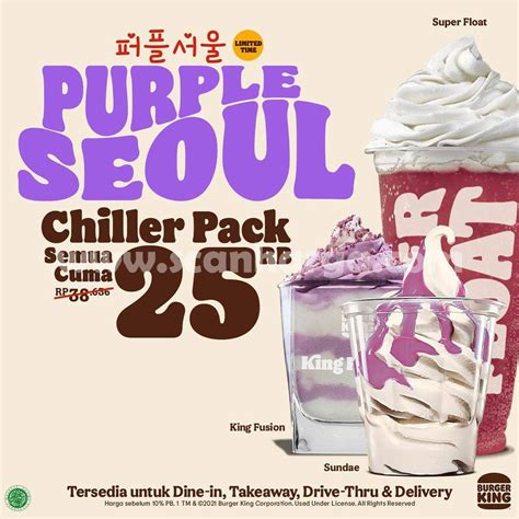 Promo Burger King Purple Seoul Terbaru Desember 2021 Scanharga