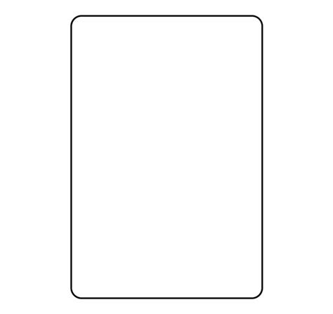 Printable Blank Playing Card Template For Word Printable JD