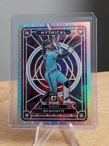 Bo Bichette 2022 Donruss Optic Mythical Refractor Mth 13 Blue Jays Ebay