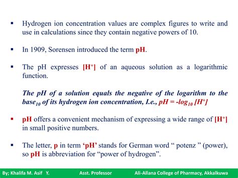 Ph Buffers And Isotonic Solution Ppt