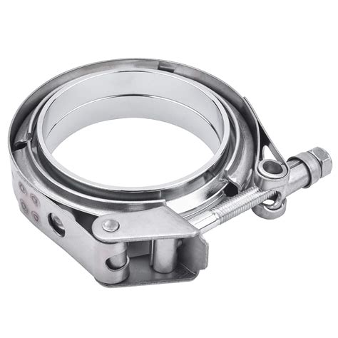 EVIL ENERGY 2 5 Inch Stainless Steel Exhaust V Band Clamp Quick Release