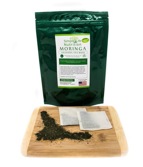 100 Organic Moringa Tea Simple Life Nutrition