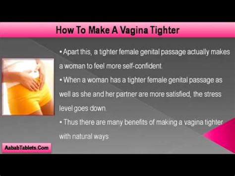 How To Make A Vagina Tighter With Natural Ways YouTube