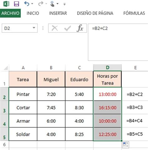 Cómo Sumar Horas En Excel Guía Fácil Cosmo Del Como