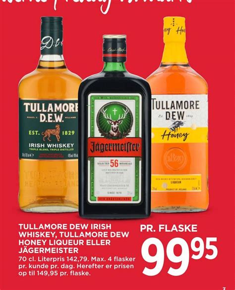 Tullamore Dew Irish Whiskey Tullamore Dew Honey Liqueur Eller