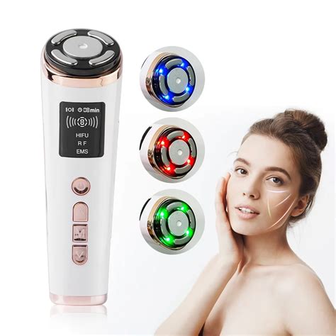 Ultrasonic Beauty Instrument Ultrasound Machine Rf Ems Microcurrent Facial Lifting Firm