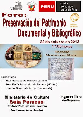 Infoacceso Preservaci N Del Patrimonio Documental Y Bibliogr Fico