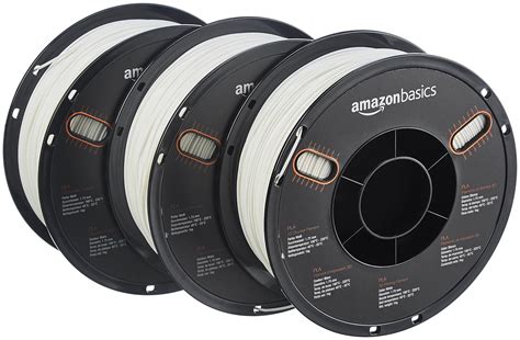 Amazonbasics Pla D Printer Filament Mm White Kg Spool